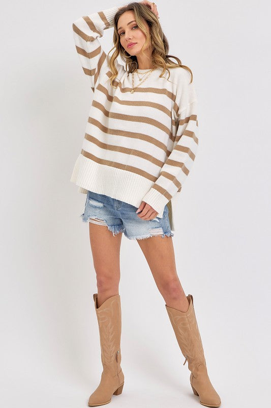 Carter Oversized Striped Sweater
