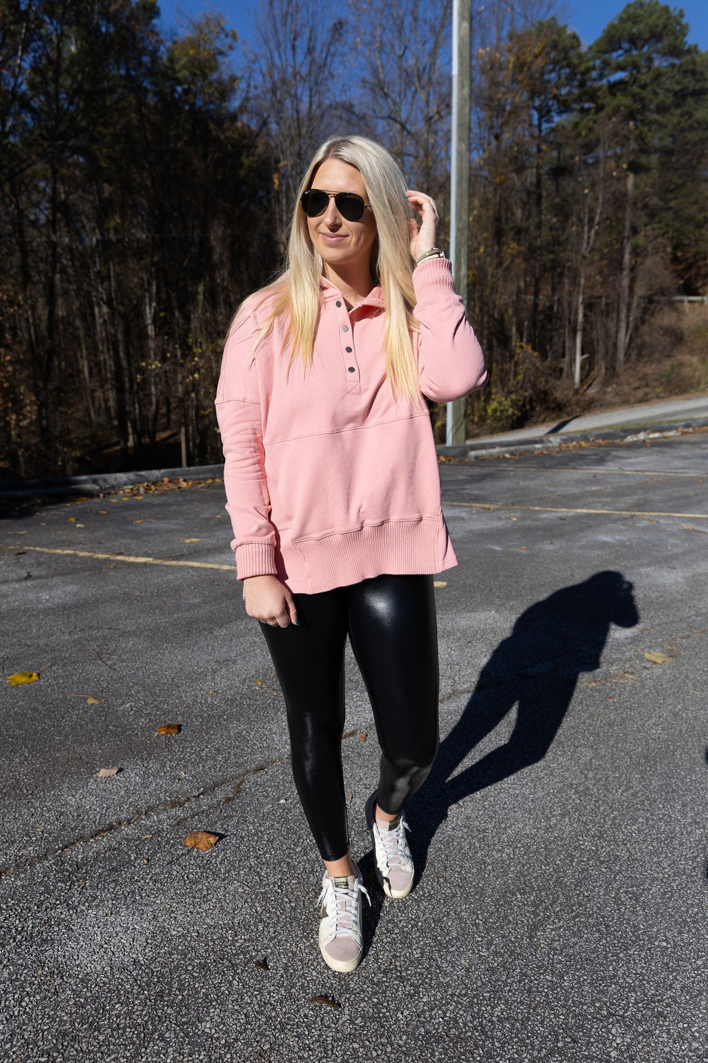 Blush pullover on sale