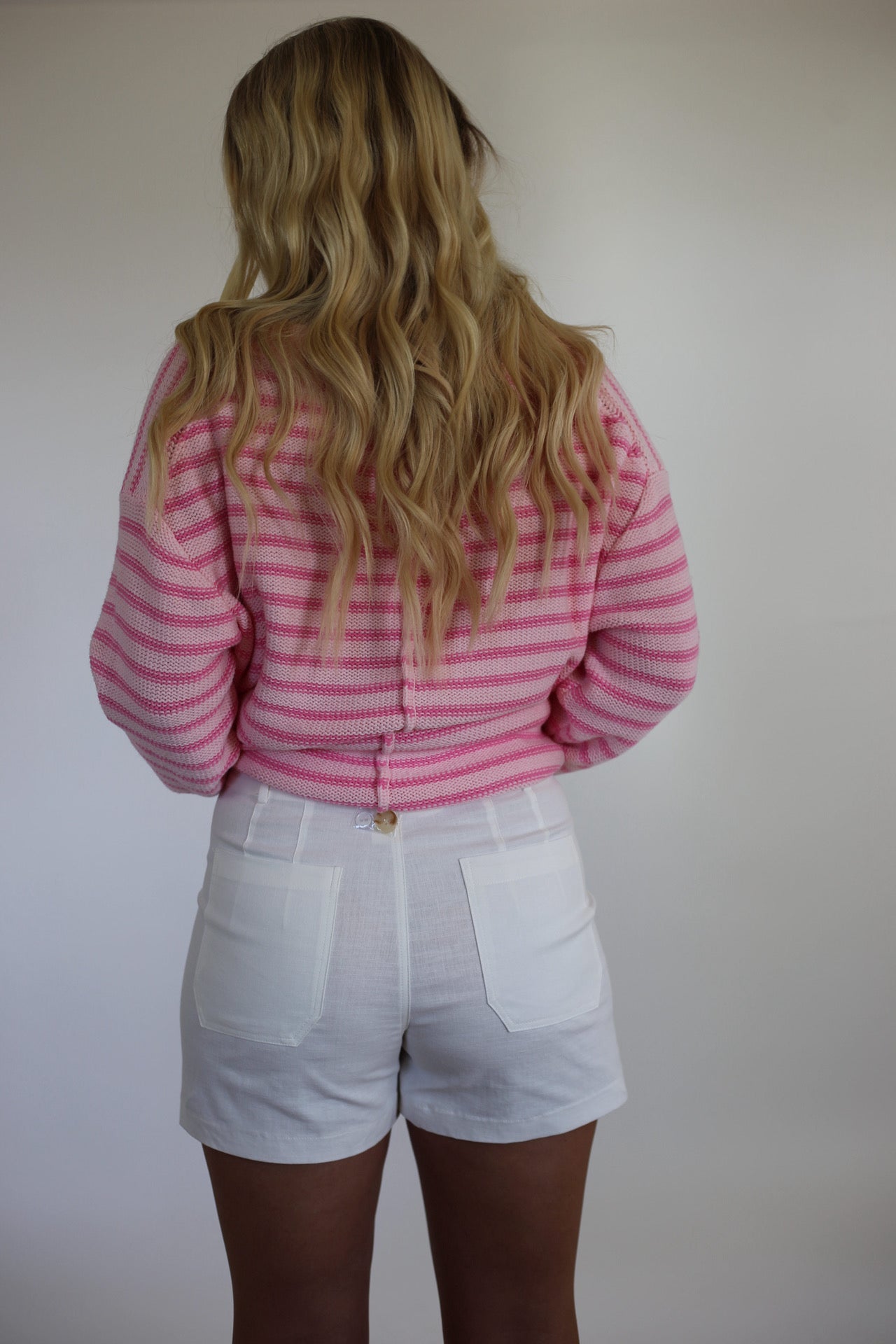 Darcy Cotton Shorts - Off White