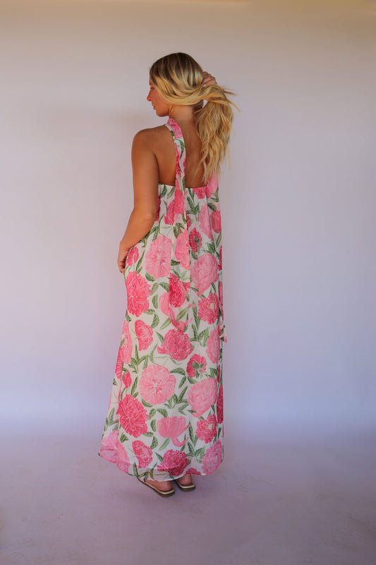 The Scarlet Scarf Maxi Dress