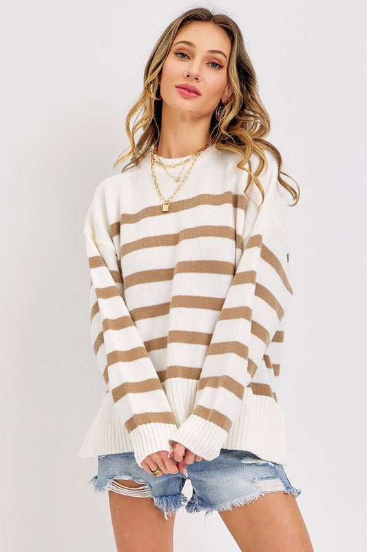 Carter Oversized Striped Sweater