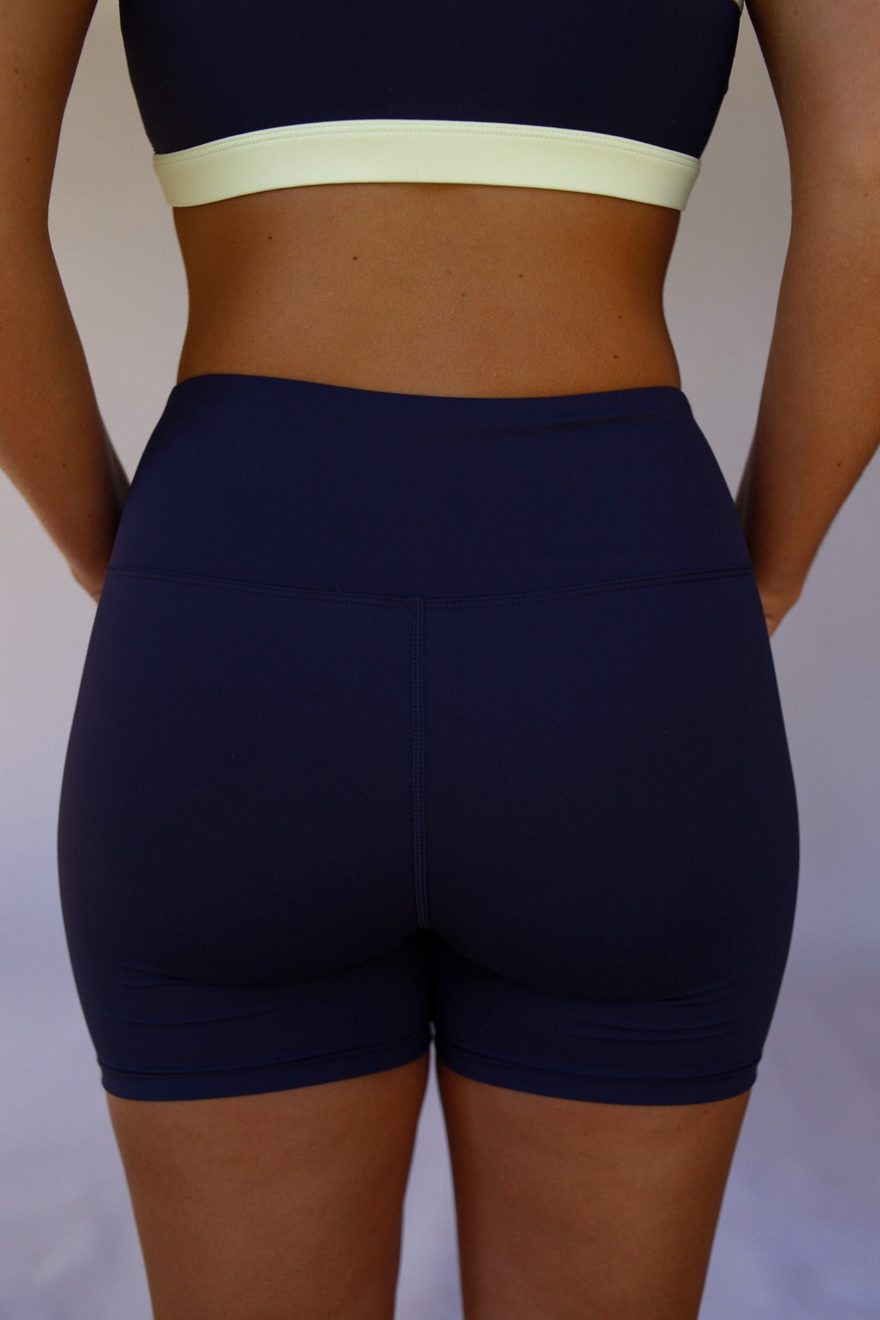 Solid Core Biker Shorts - Navy