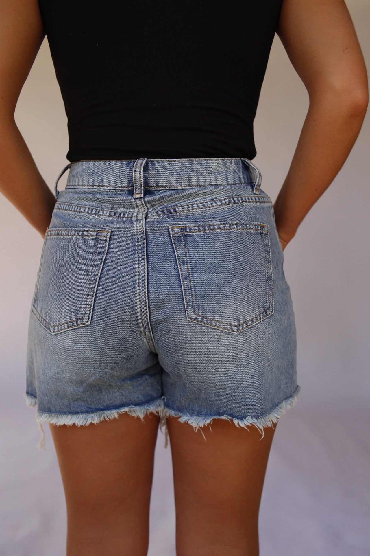 Dime High Rise Denim Short