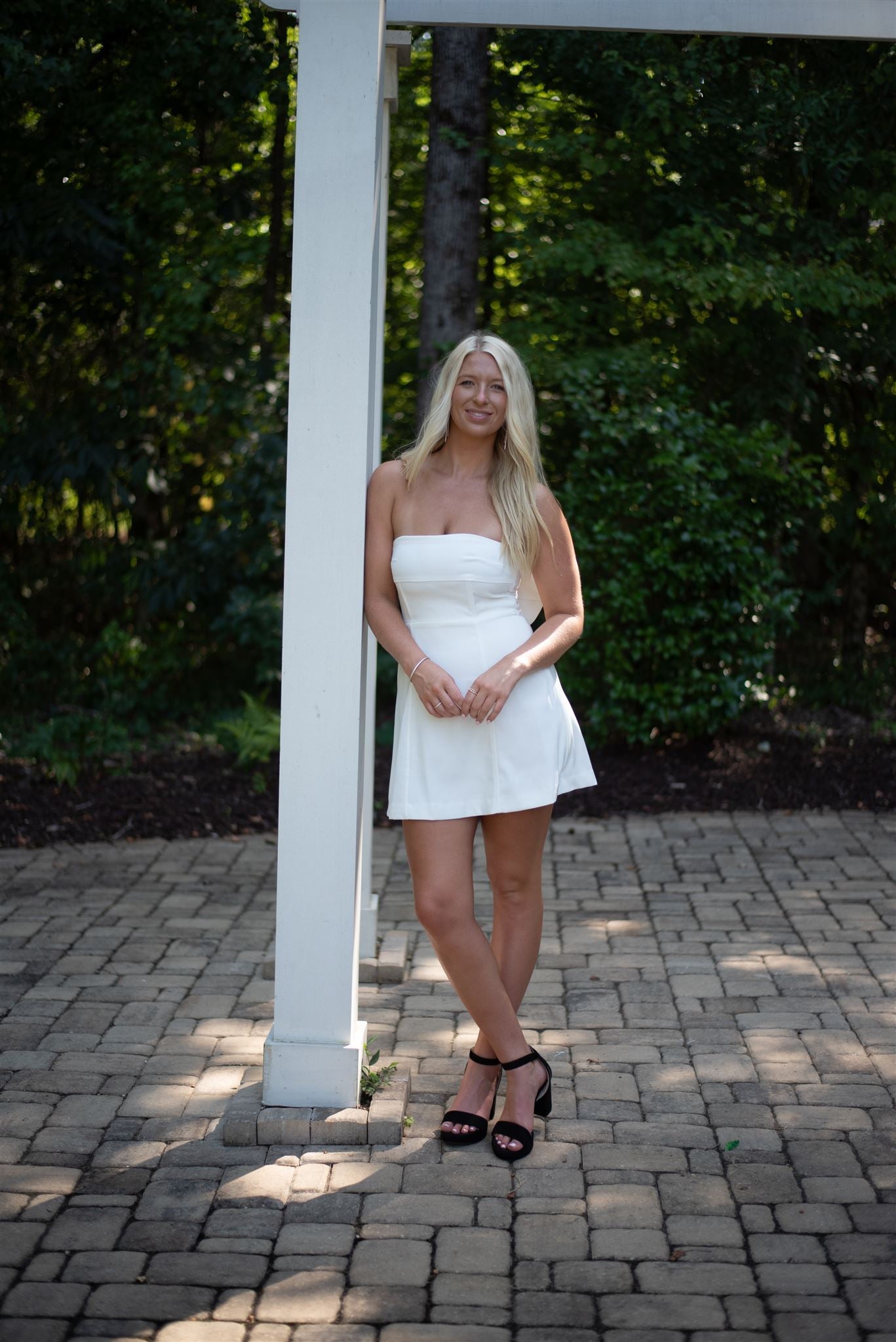 Dainty Bow Strapless Mini Dress Dainty Bow Strapless Mini Dress