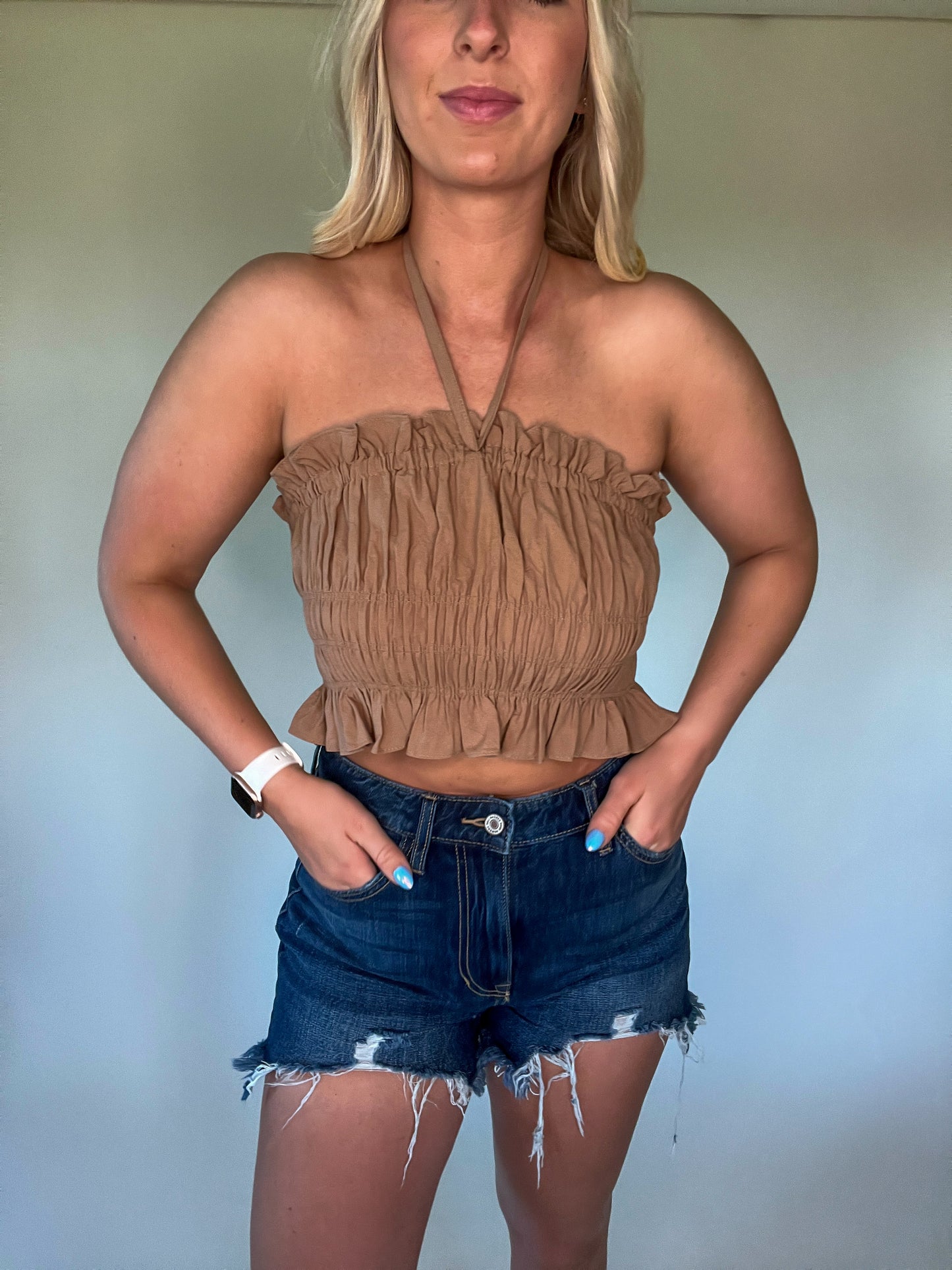 Avery Halter Neck Top