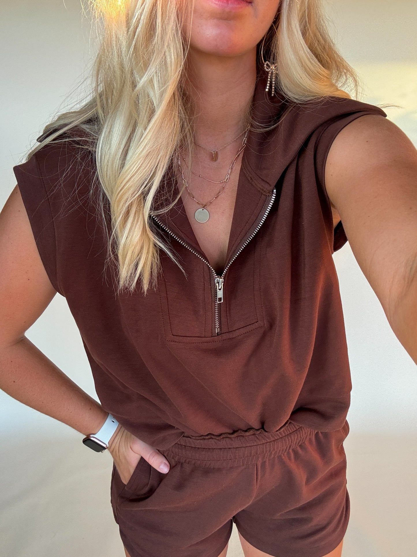 Quarter Zip Sweat Set