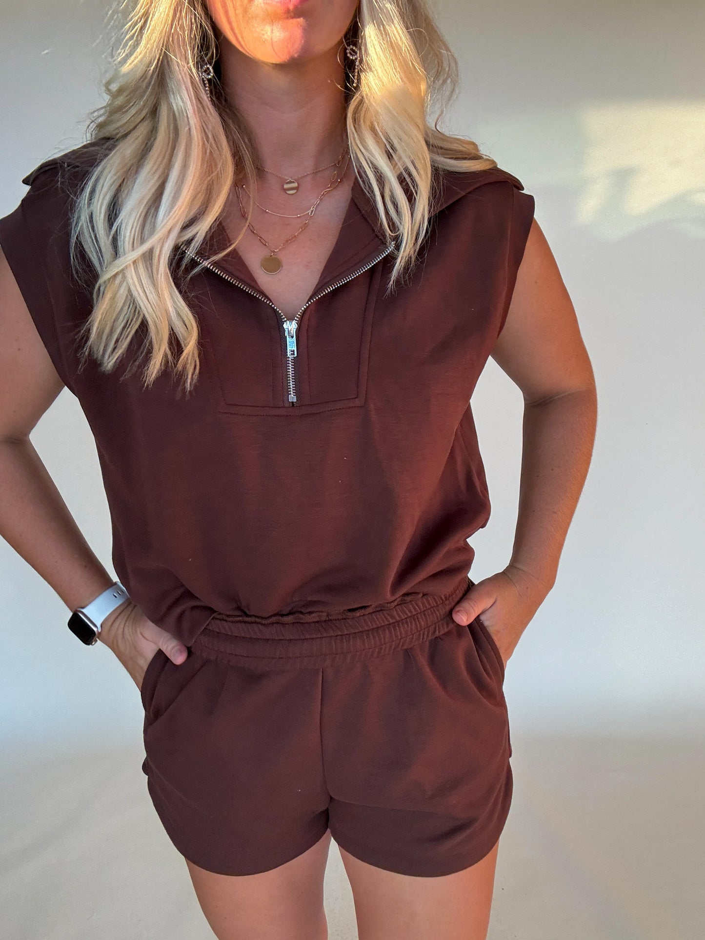 Quarter Zip Sweat Set