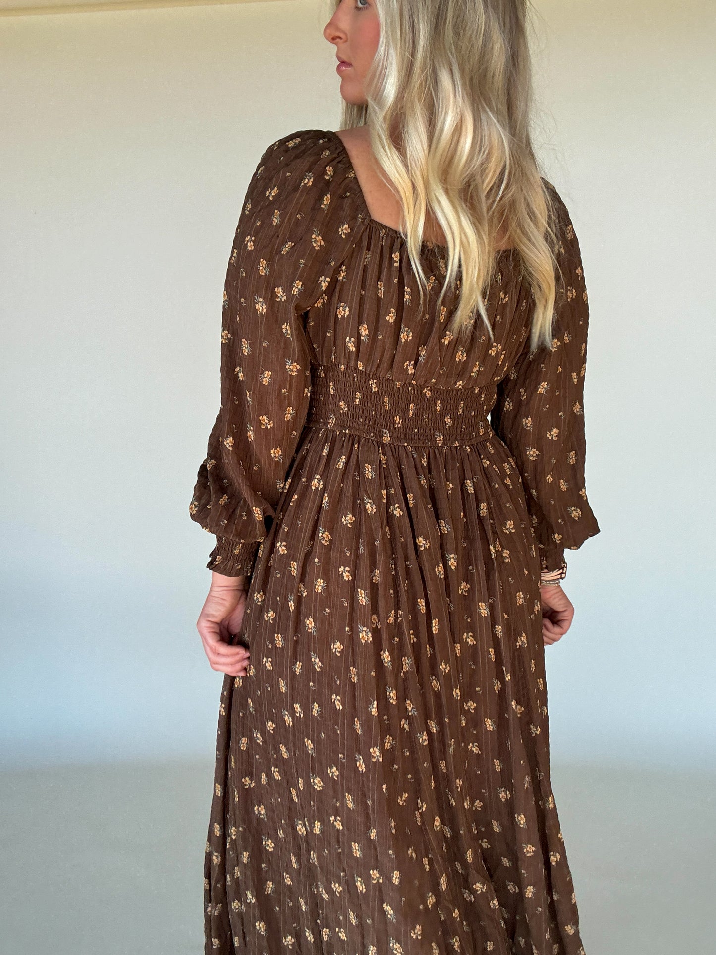 Sweetheart Floral Maxi Dress