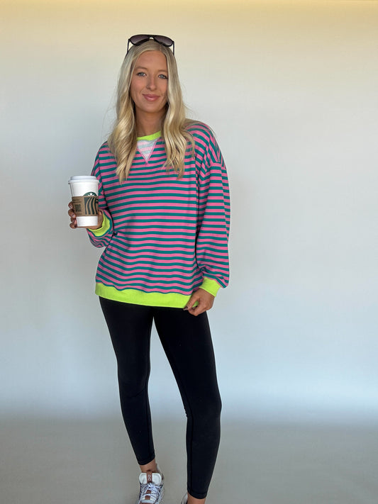 Perry Striped Sweatshirt