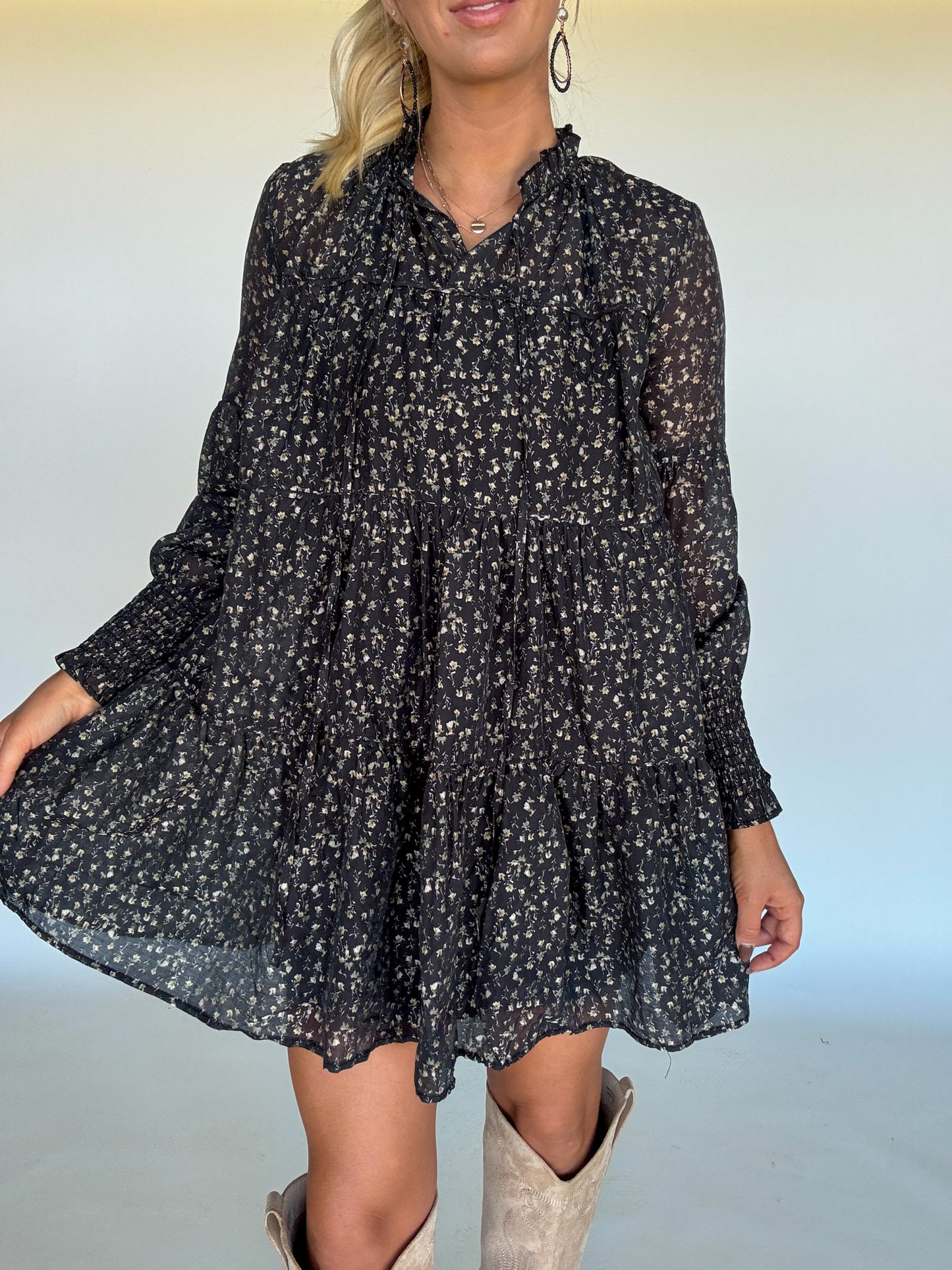 Hudson Floral Mini Dress