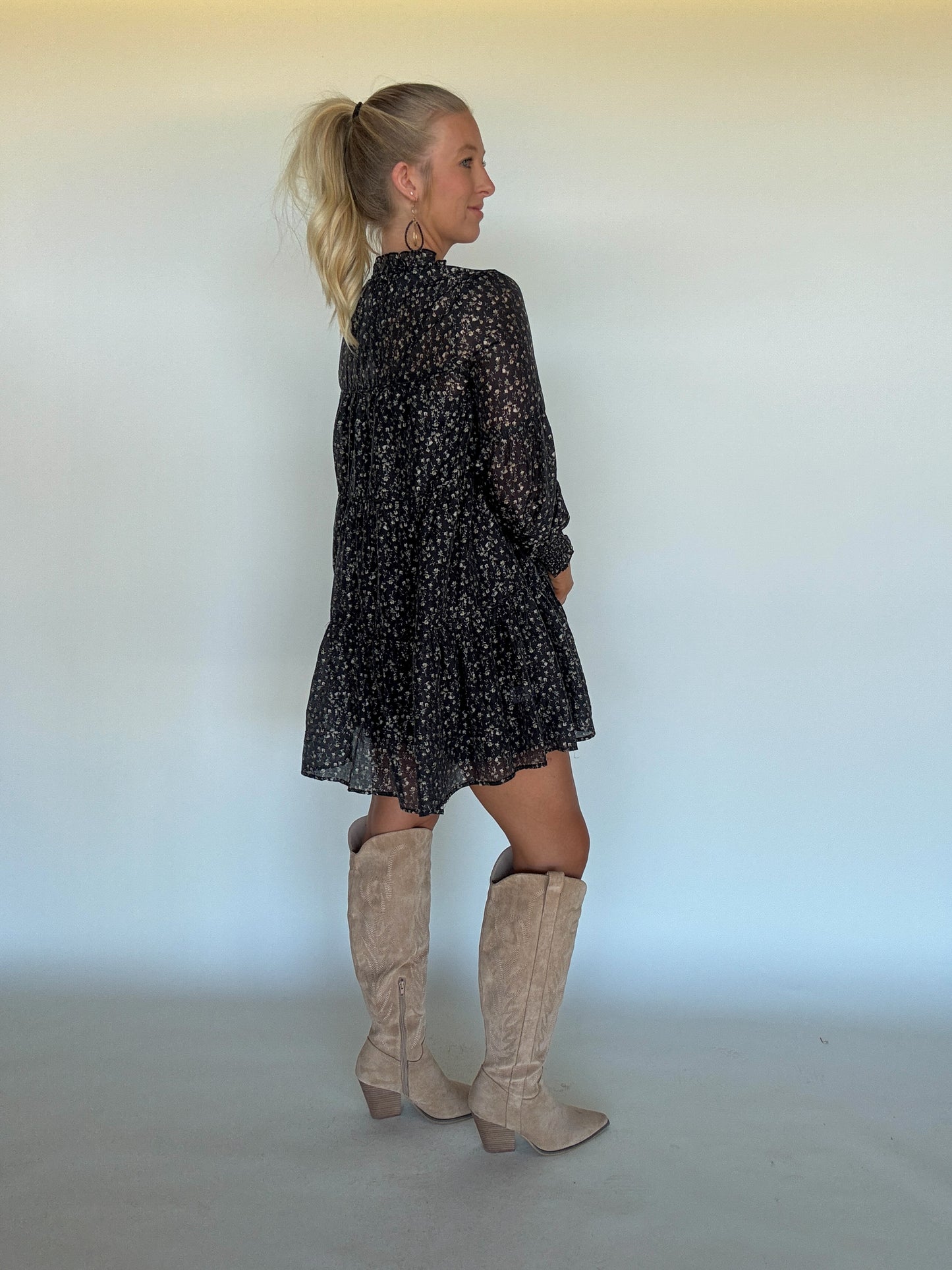 Hudson Floral Mini Dress