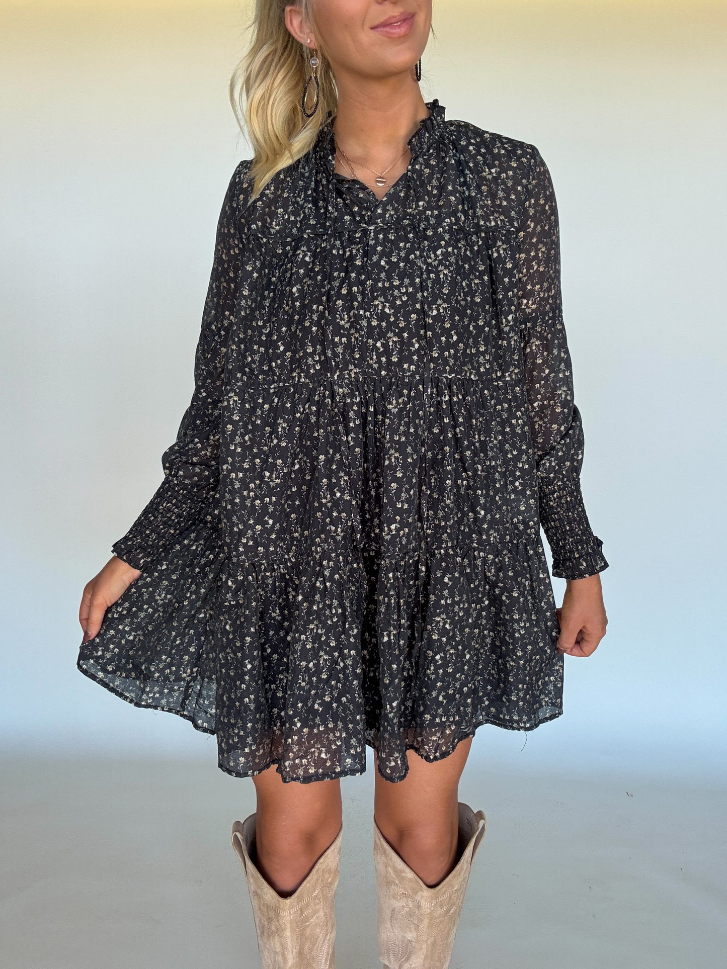 Hudson Floral Mini Dress