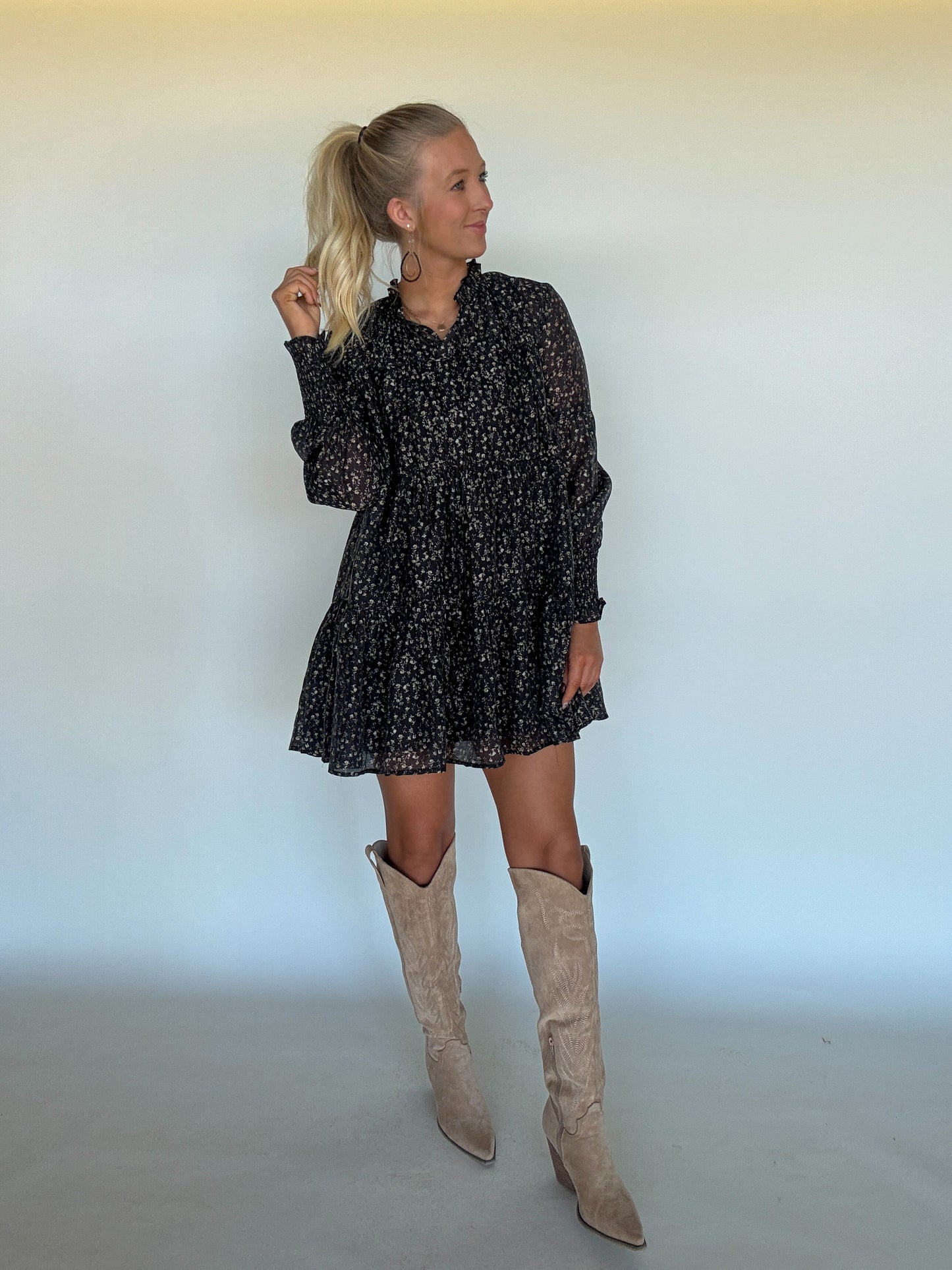 Hudson Floral Mini Dress