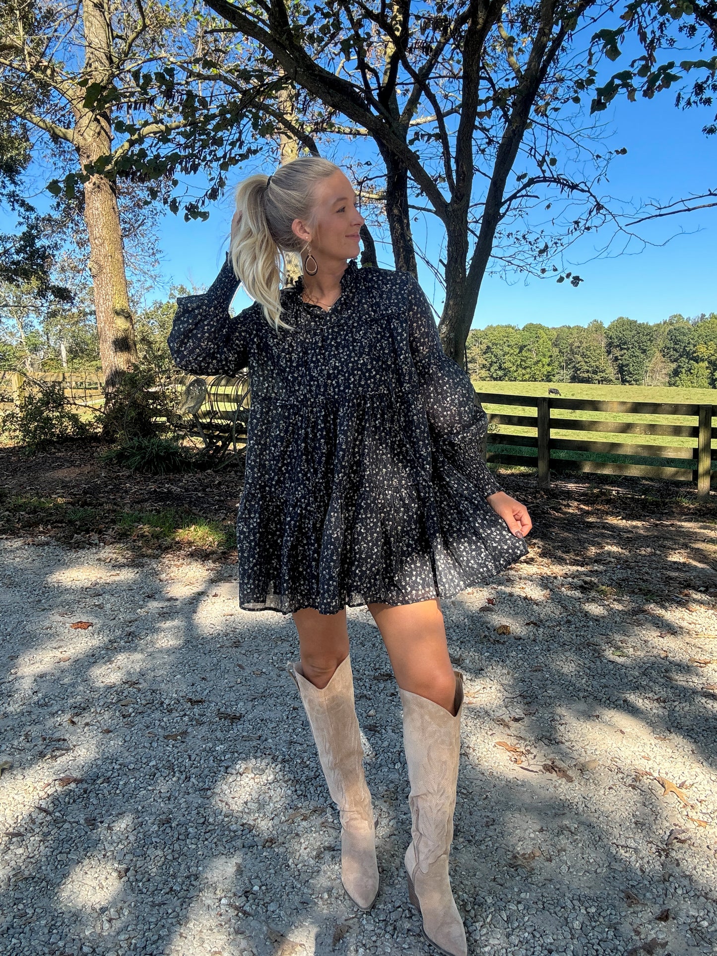 Hudson Floral Mini Dress