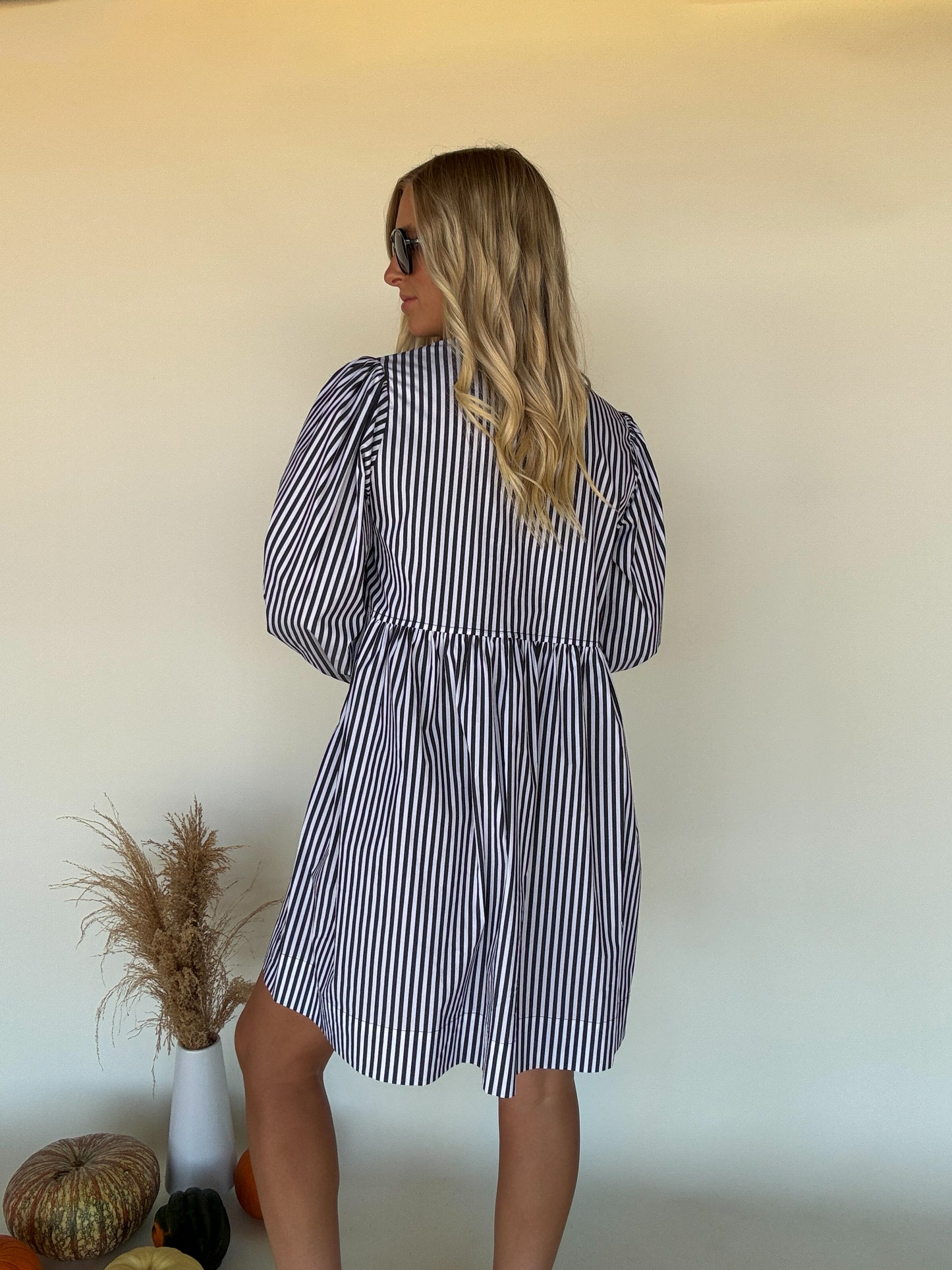 Polly Front Tie Mini Dress