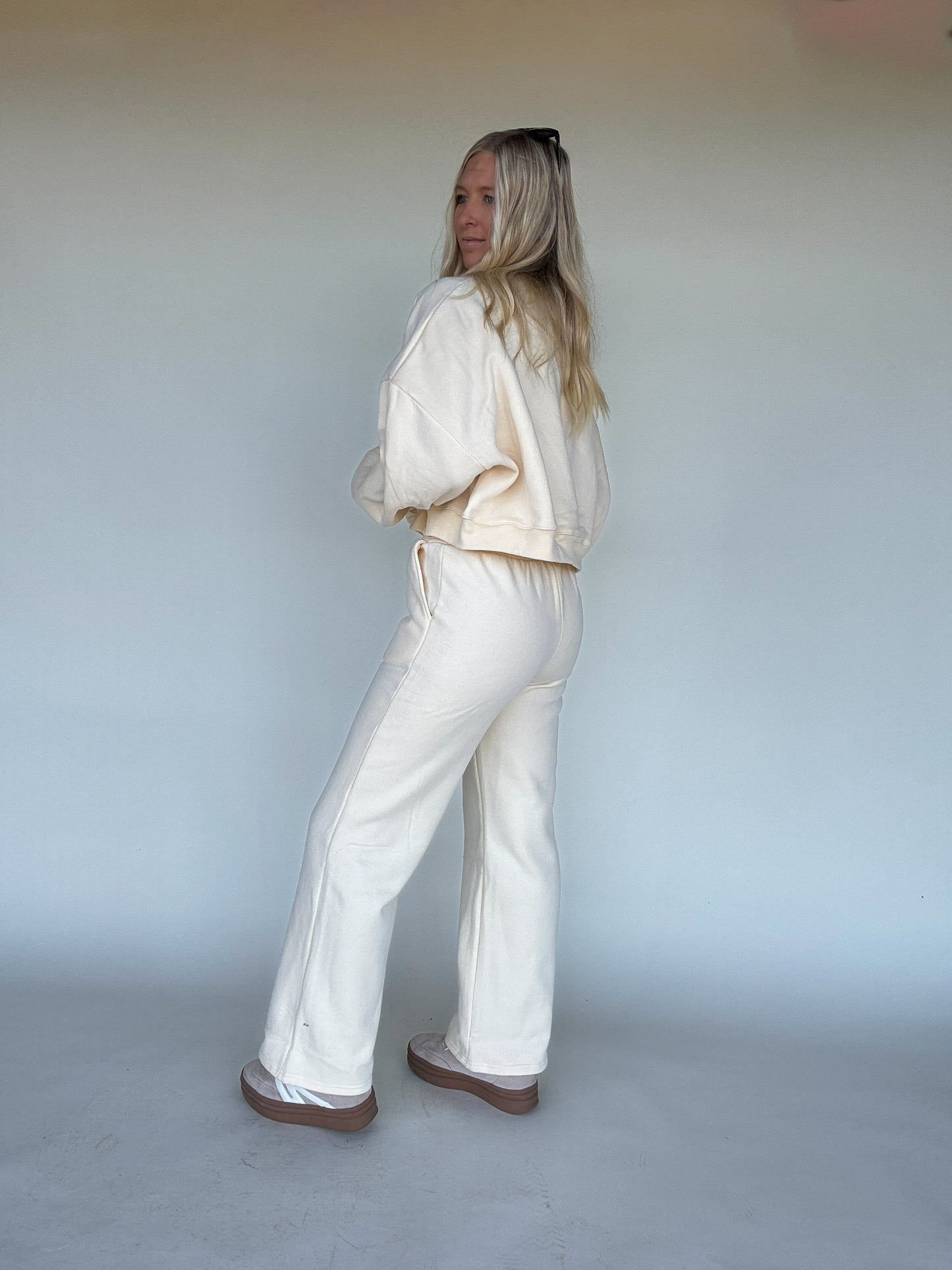 Sleep All Day Sweatpants - Cream