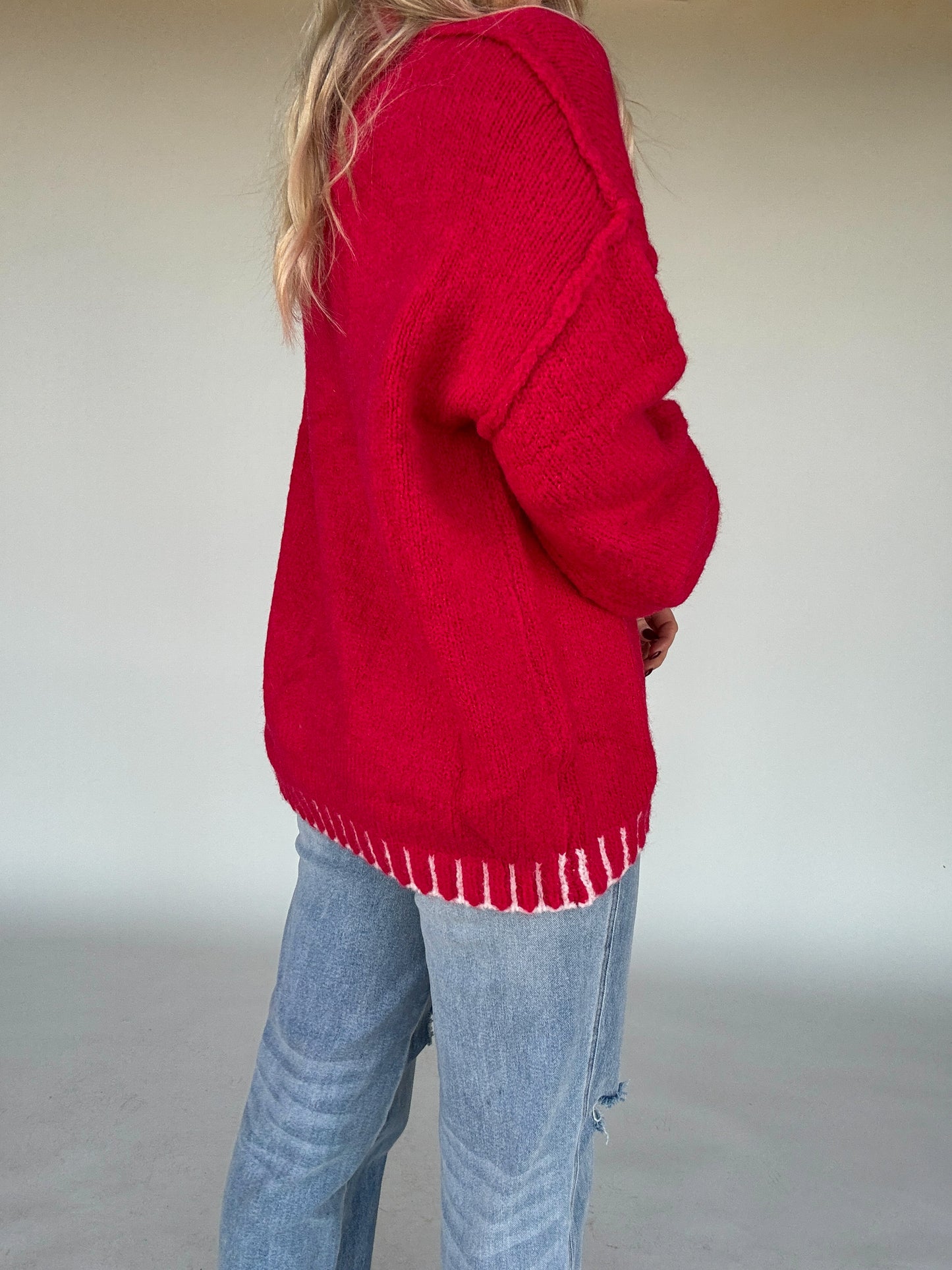 Carrie Oversized Mock Neck Sweater