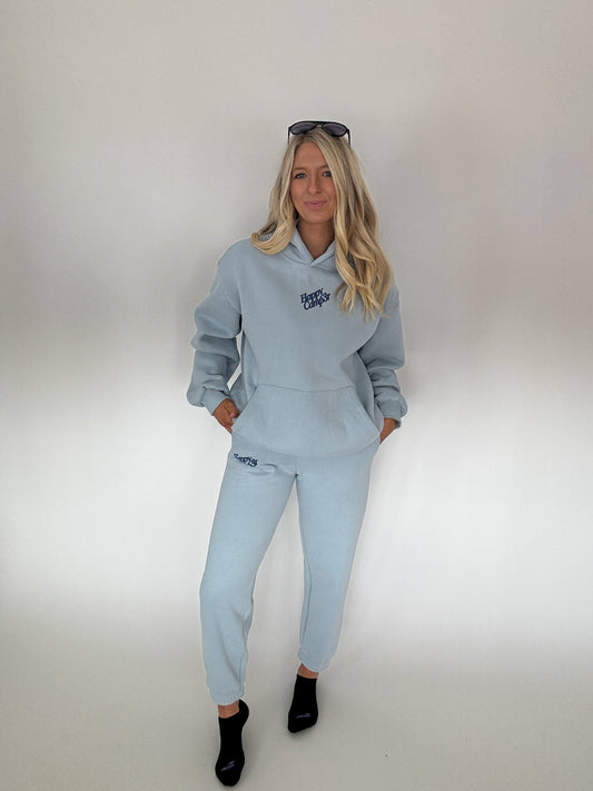 Happy Camp3r Sweatpants - Snowflake Blue