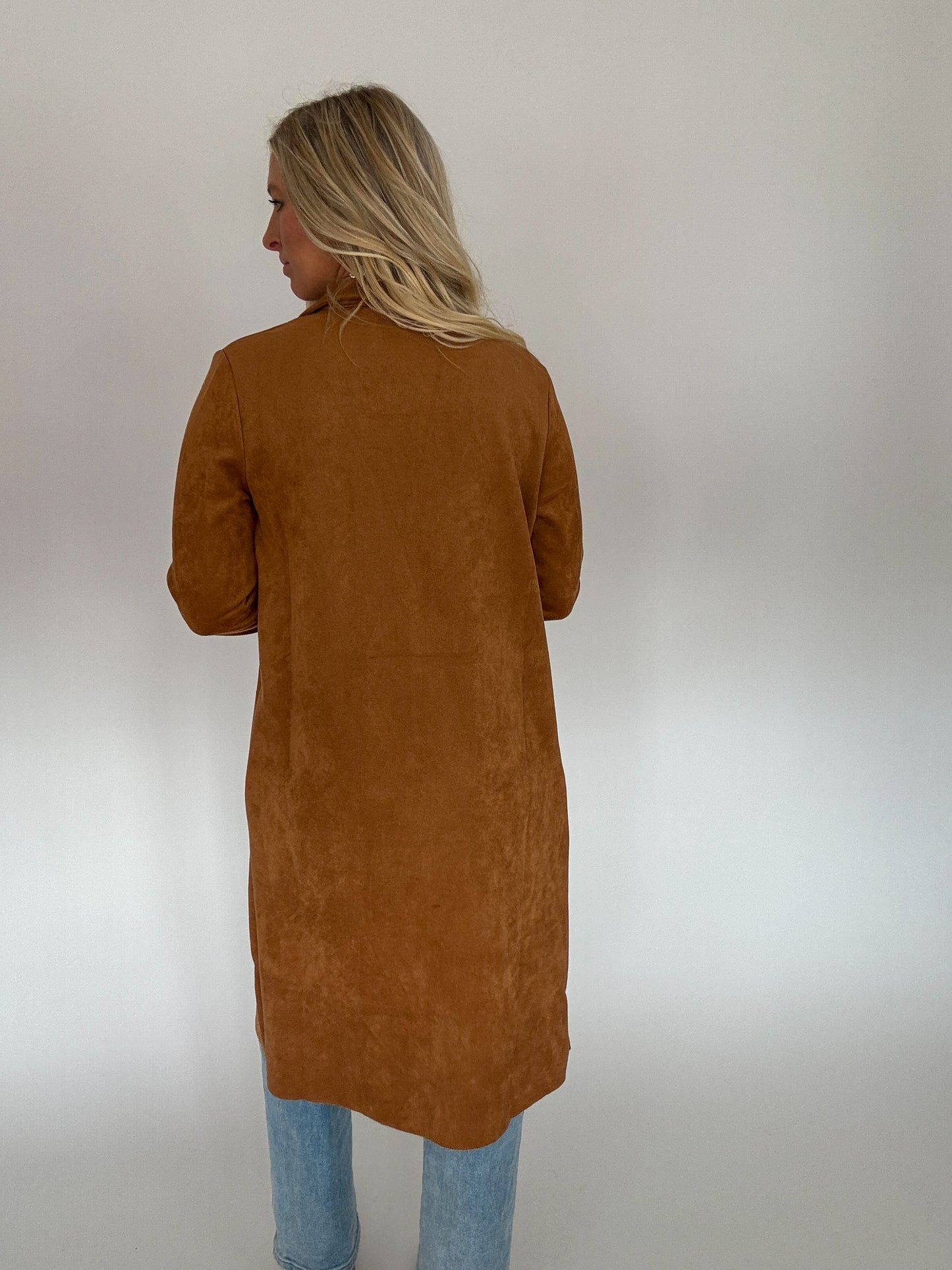 Holly Suede Trench Coat