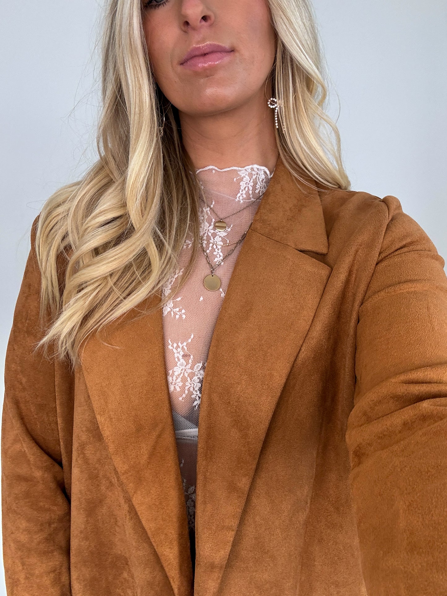 Holly Suede Trench Coat