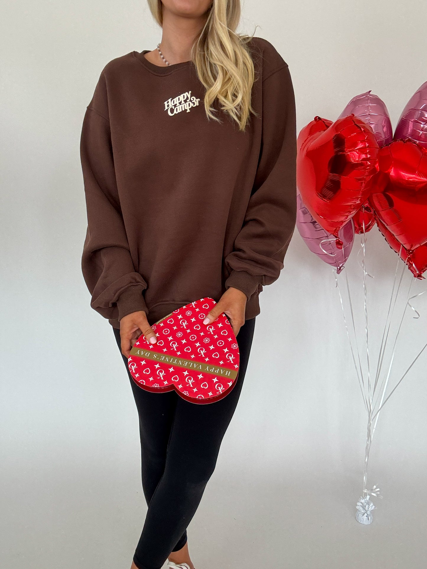 I'll Always Love You Espresso Crewneck