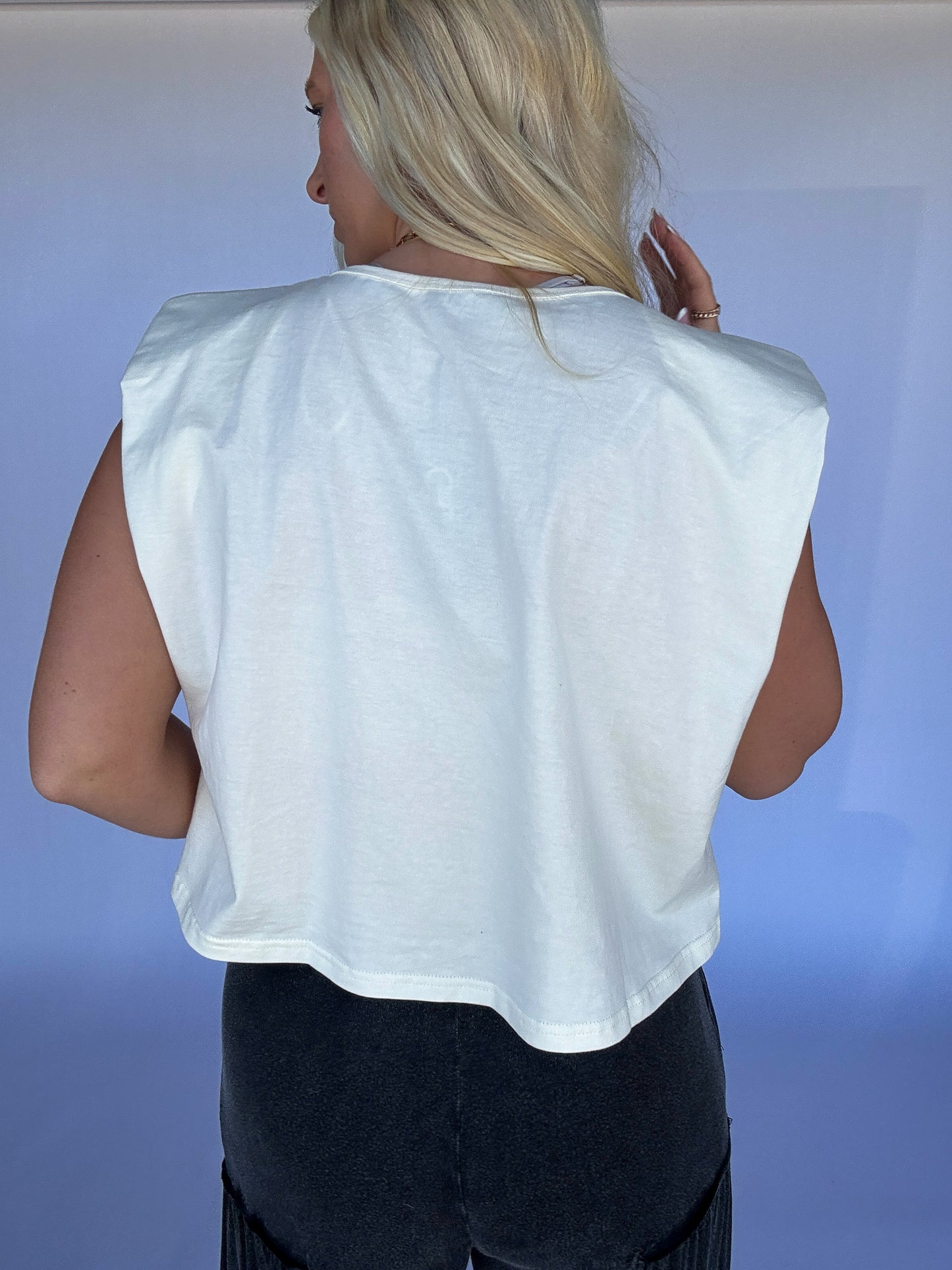Simply Perfect Sleeveless Top - Cream