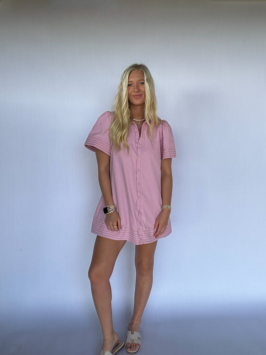 Stella Button Down Mini Dress