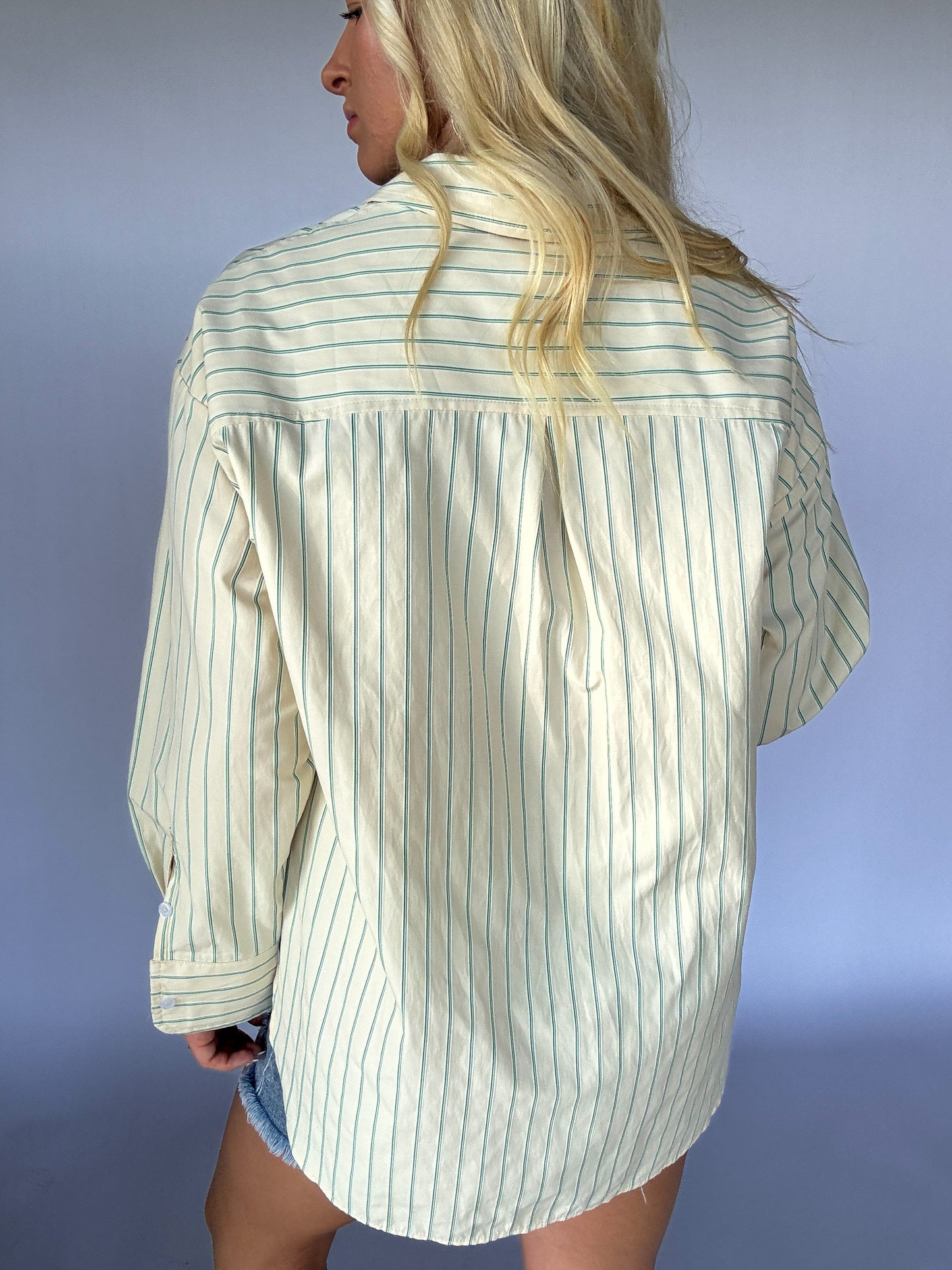 Marina Stripe Top - Green