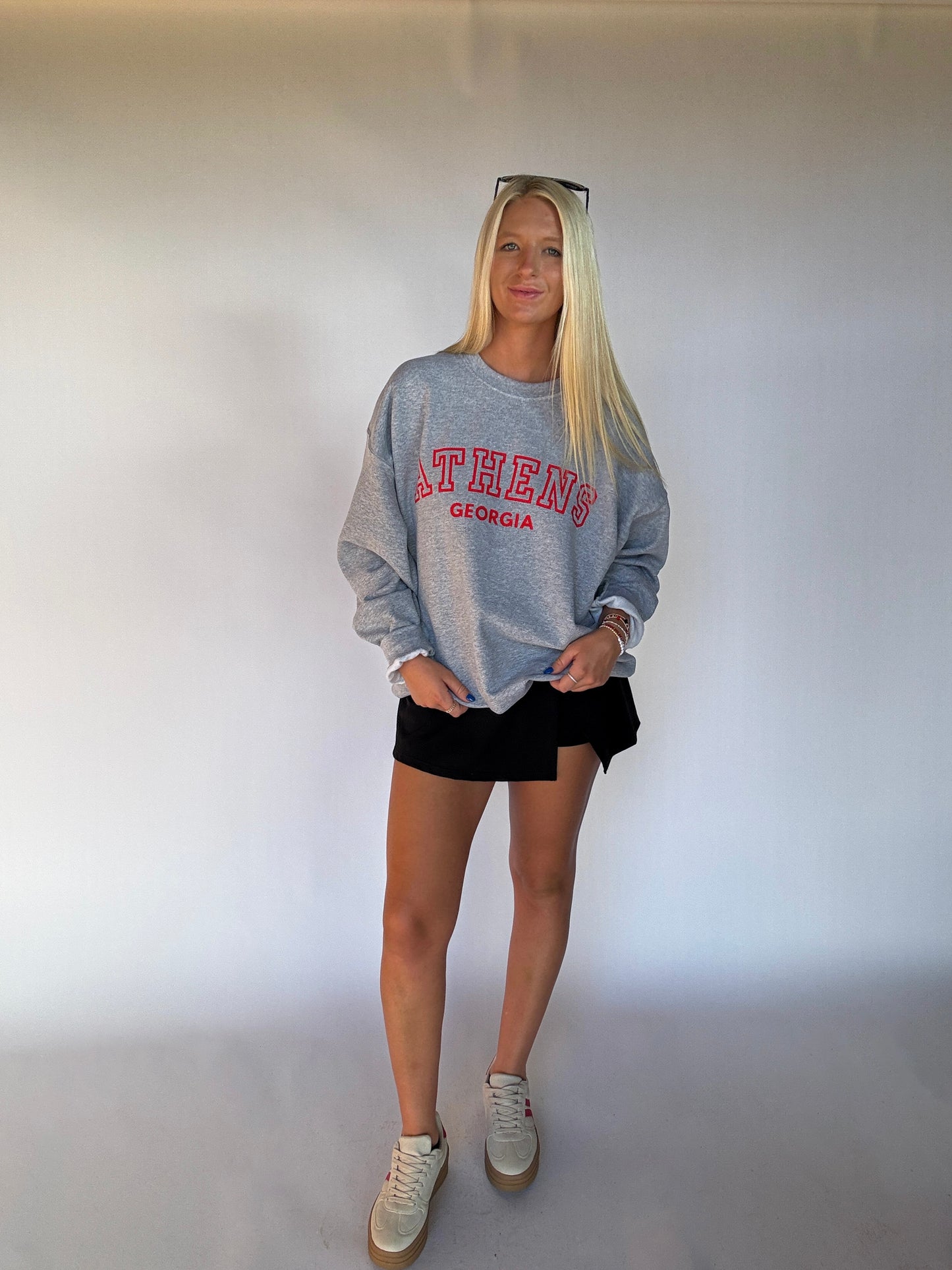 Athens Georgia Crewneck - Ash Gray