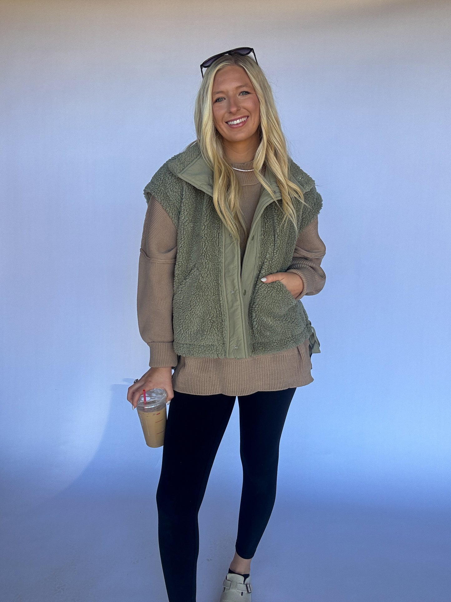 Cozy Classic Oversized Sweater - Mocha