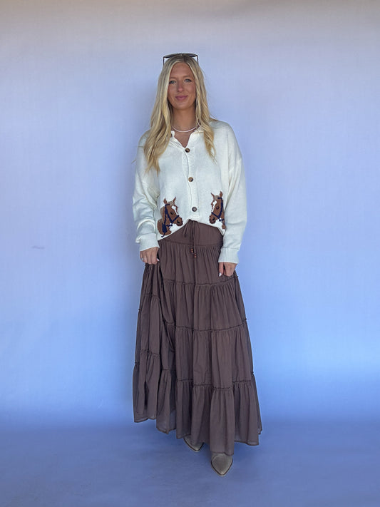 Sallie Tiered Maxi Skirt