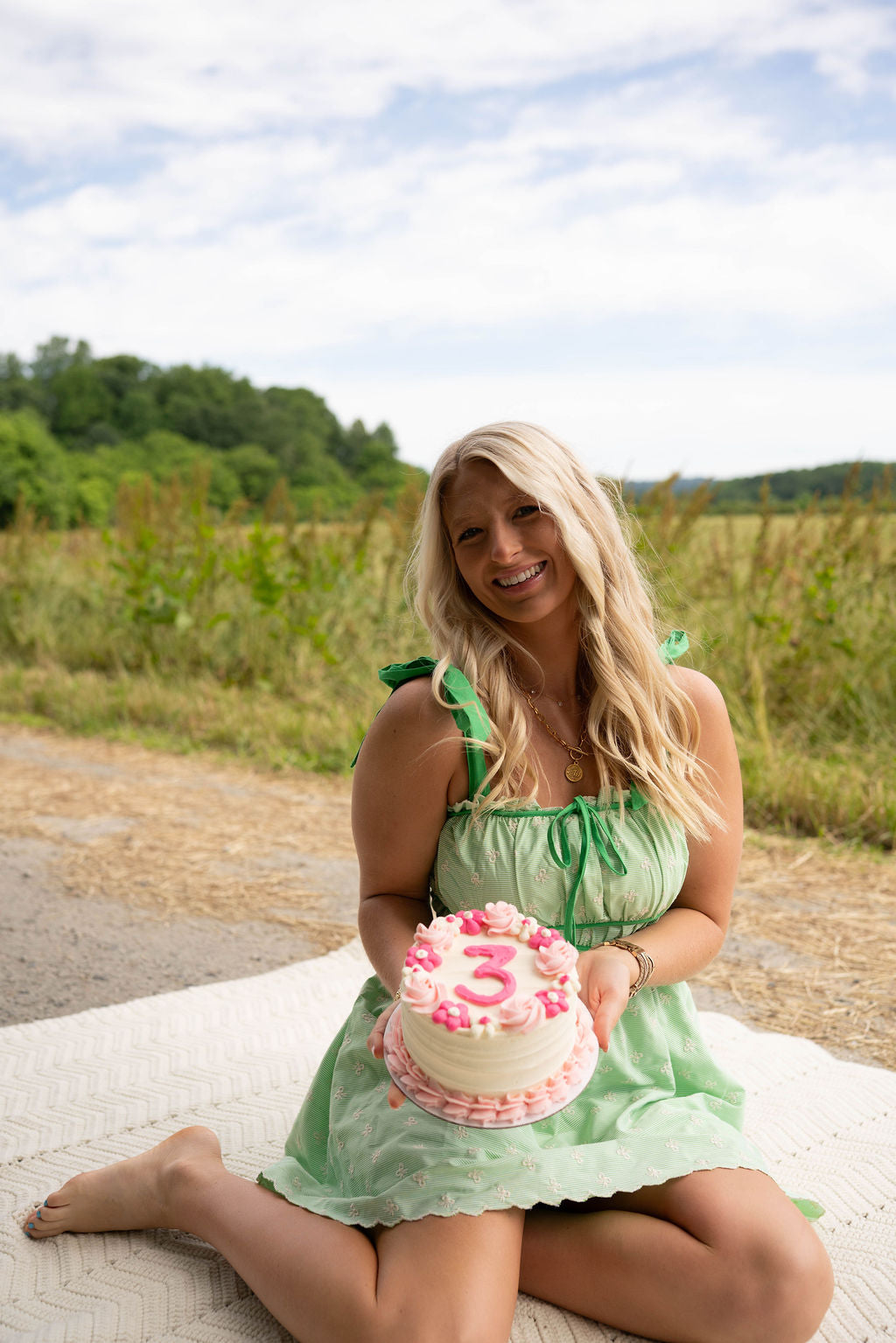 Madison Striped Bow Mini Dress