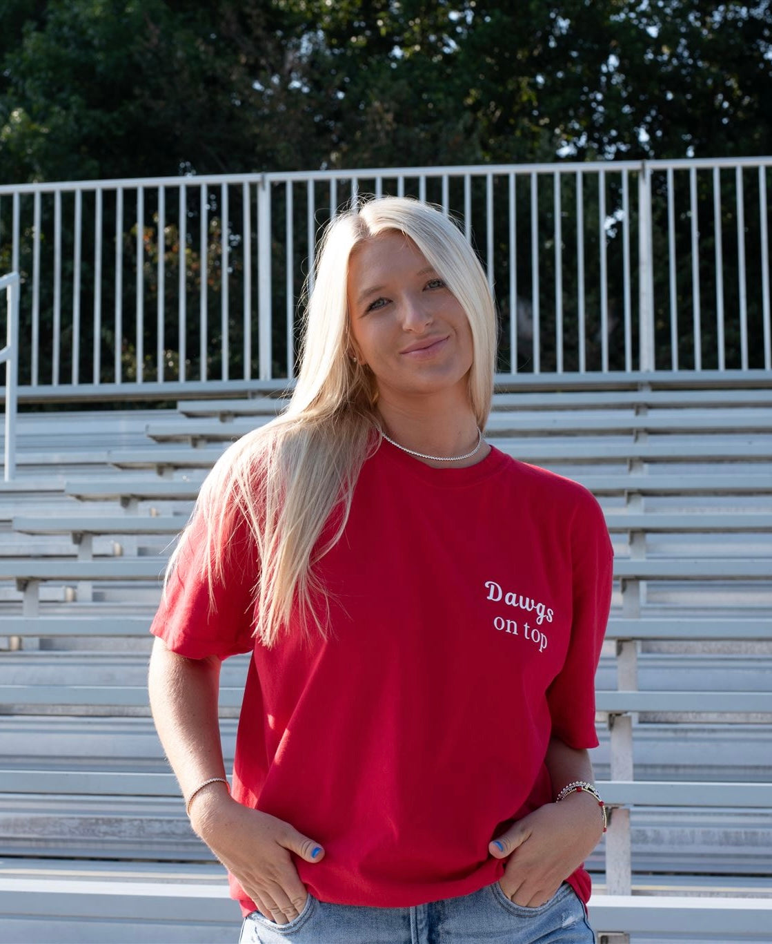 On Gameday We Wear Red Tee