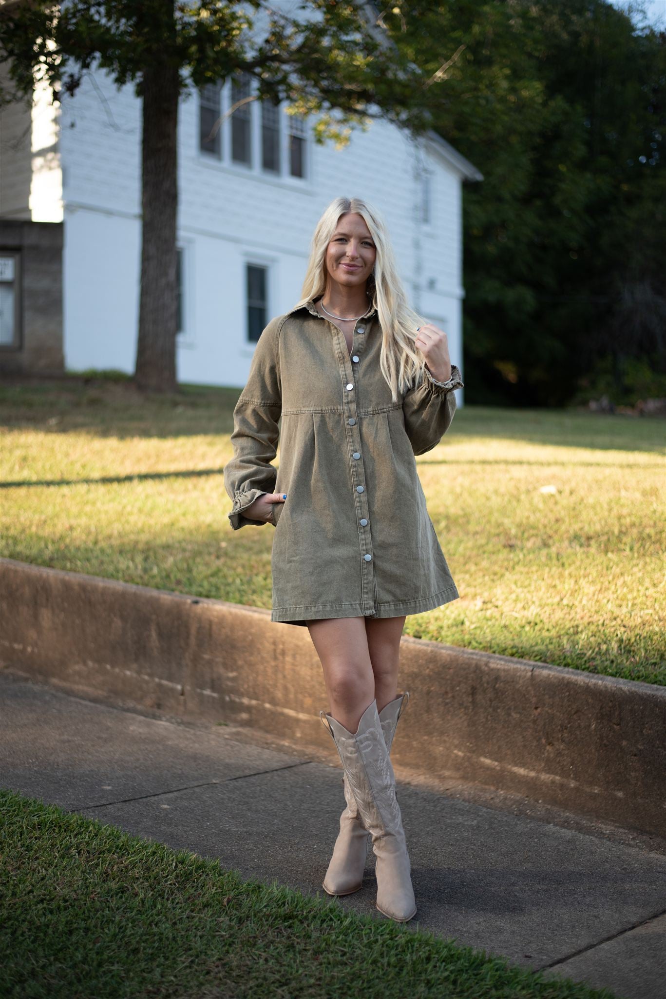 Boxton Denim Mini Dress