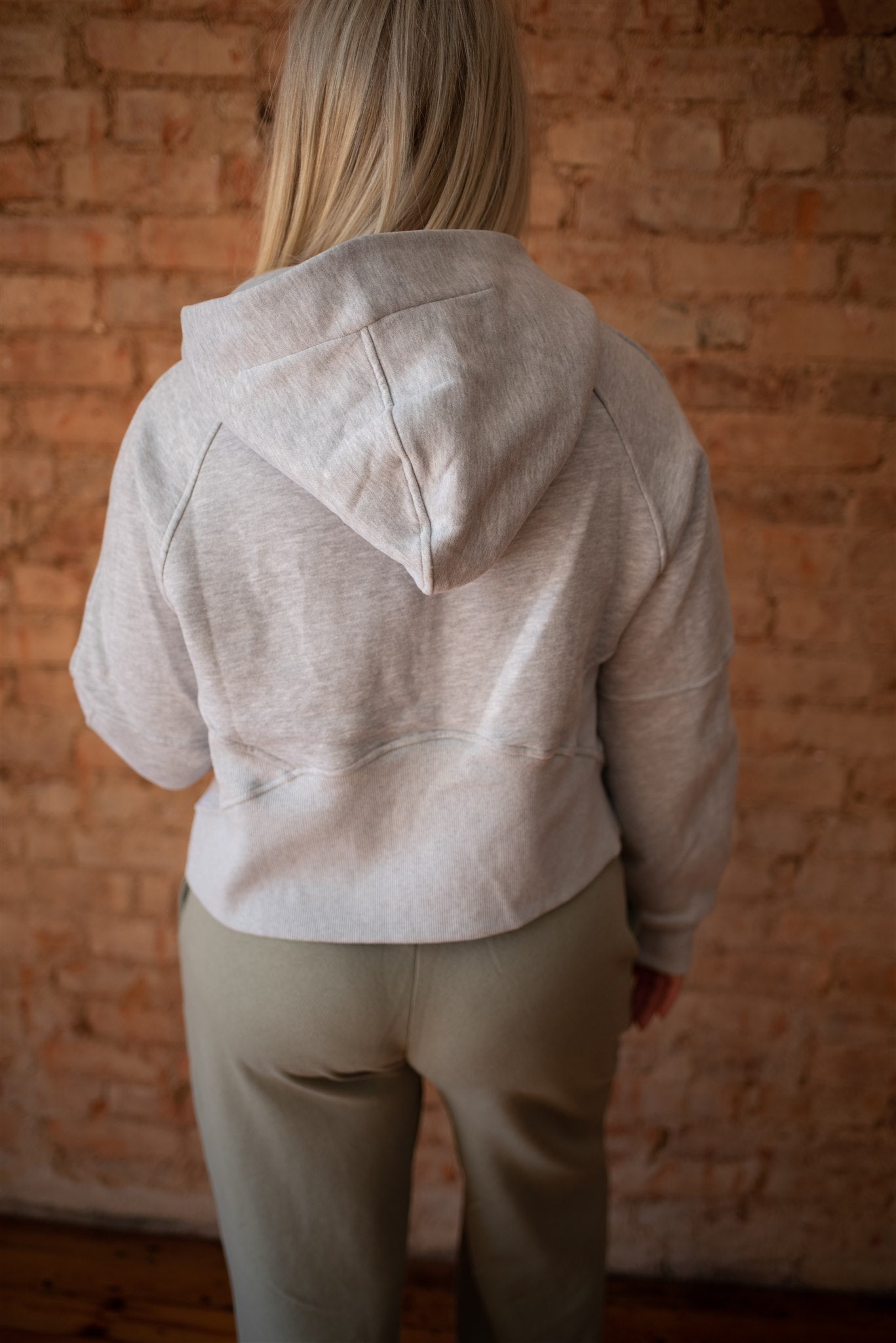 Zoey Hooded Sweatshirt - Heather Gray