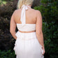 Sarah Halter Neck Maxi Dress