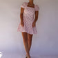 Polly Polka Dot Mini Dress - Pink