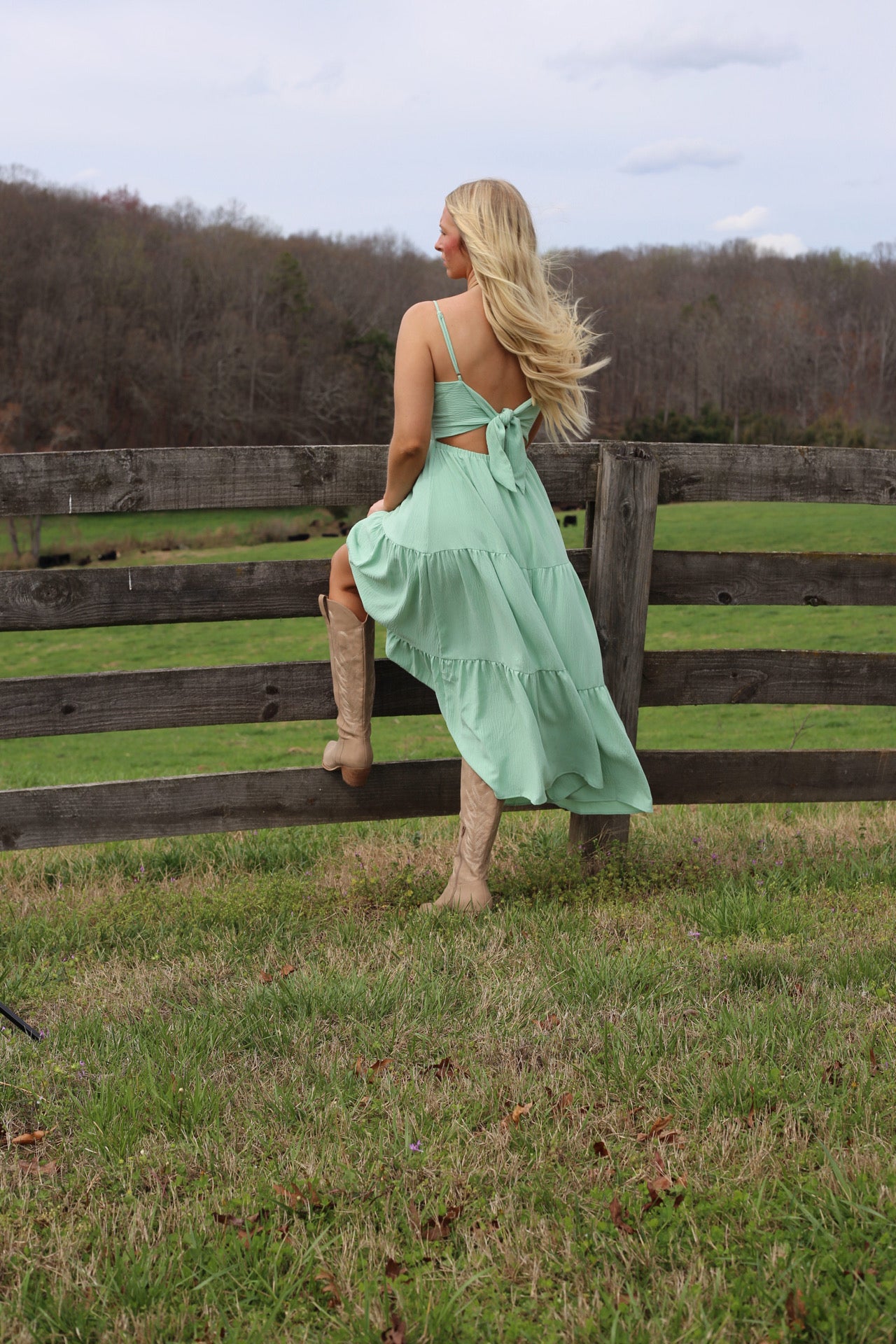 Kylee Midi Dress - Sage