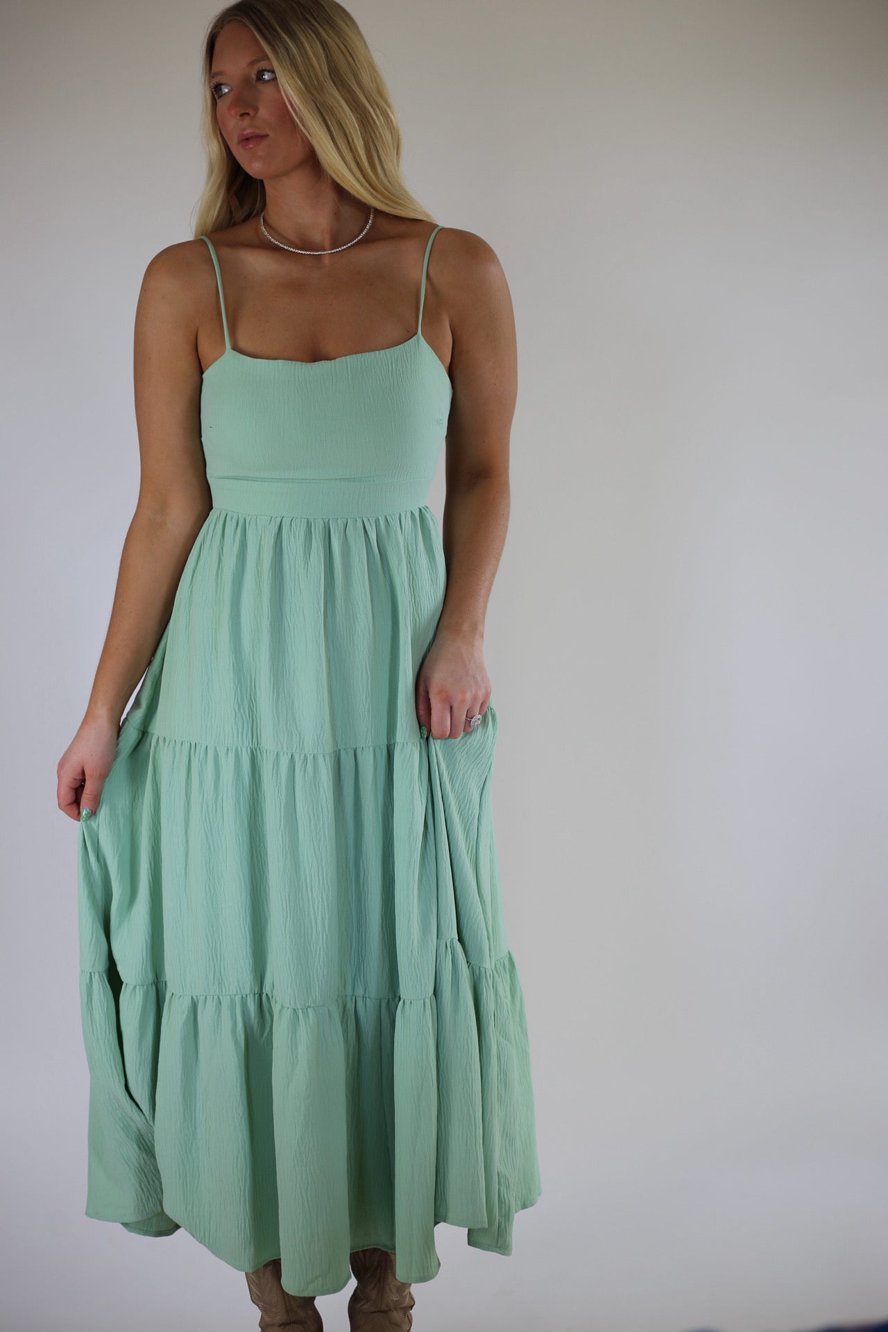 Kylee Midi Dress - Sage