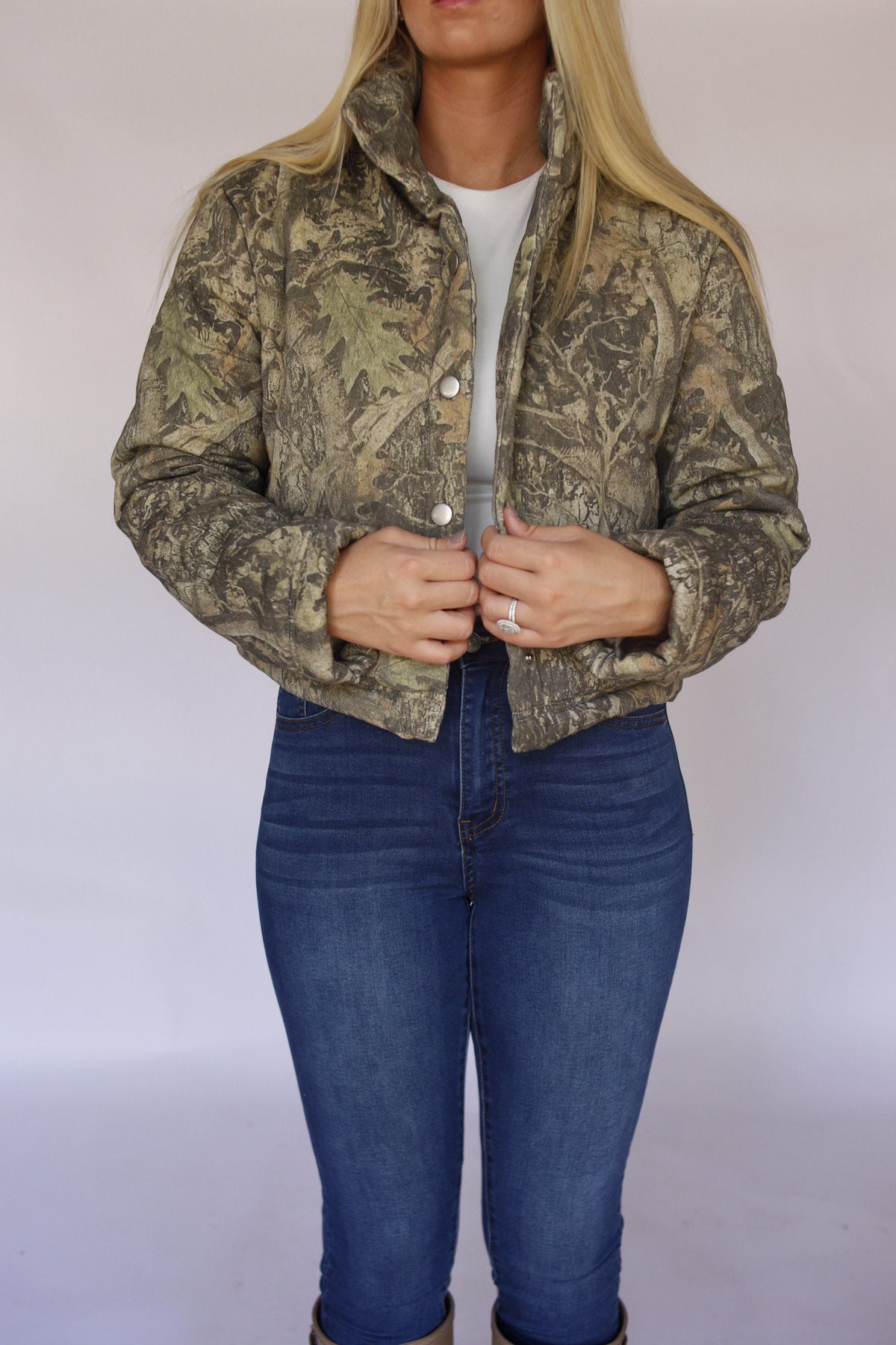 Camo Puffer Jacket