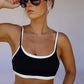 Double Layered Sports Bra - Black