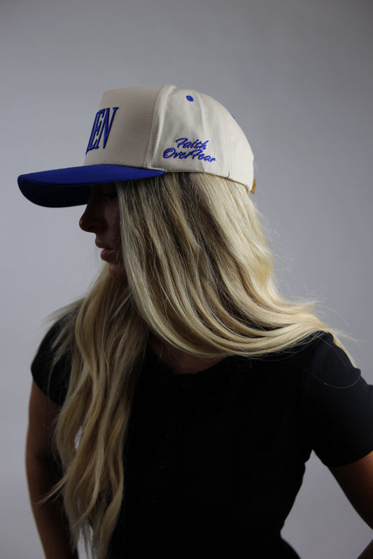 "Amen" Embroidered Letter Two Tone Trucker Hat