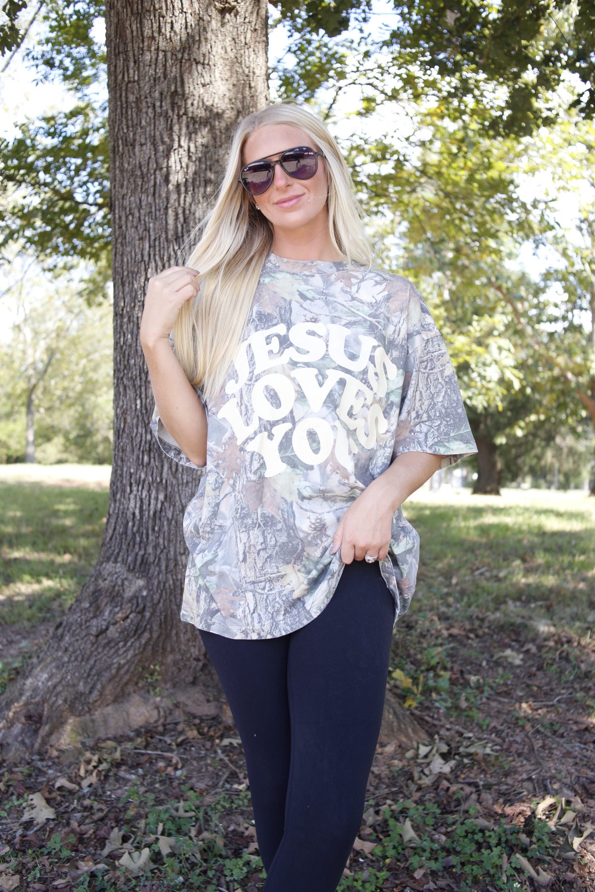 Jesus Loves You Camo Tee