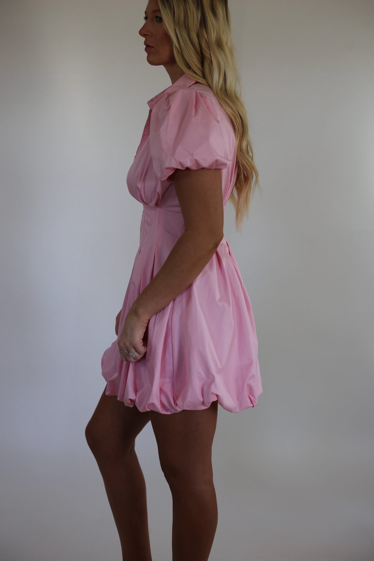 The Charlotte Dress - Baby Pink
