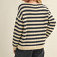 Lola Stripe Sweater - Navy/White