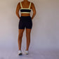 Solid Core Biker Shorts - Navy