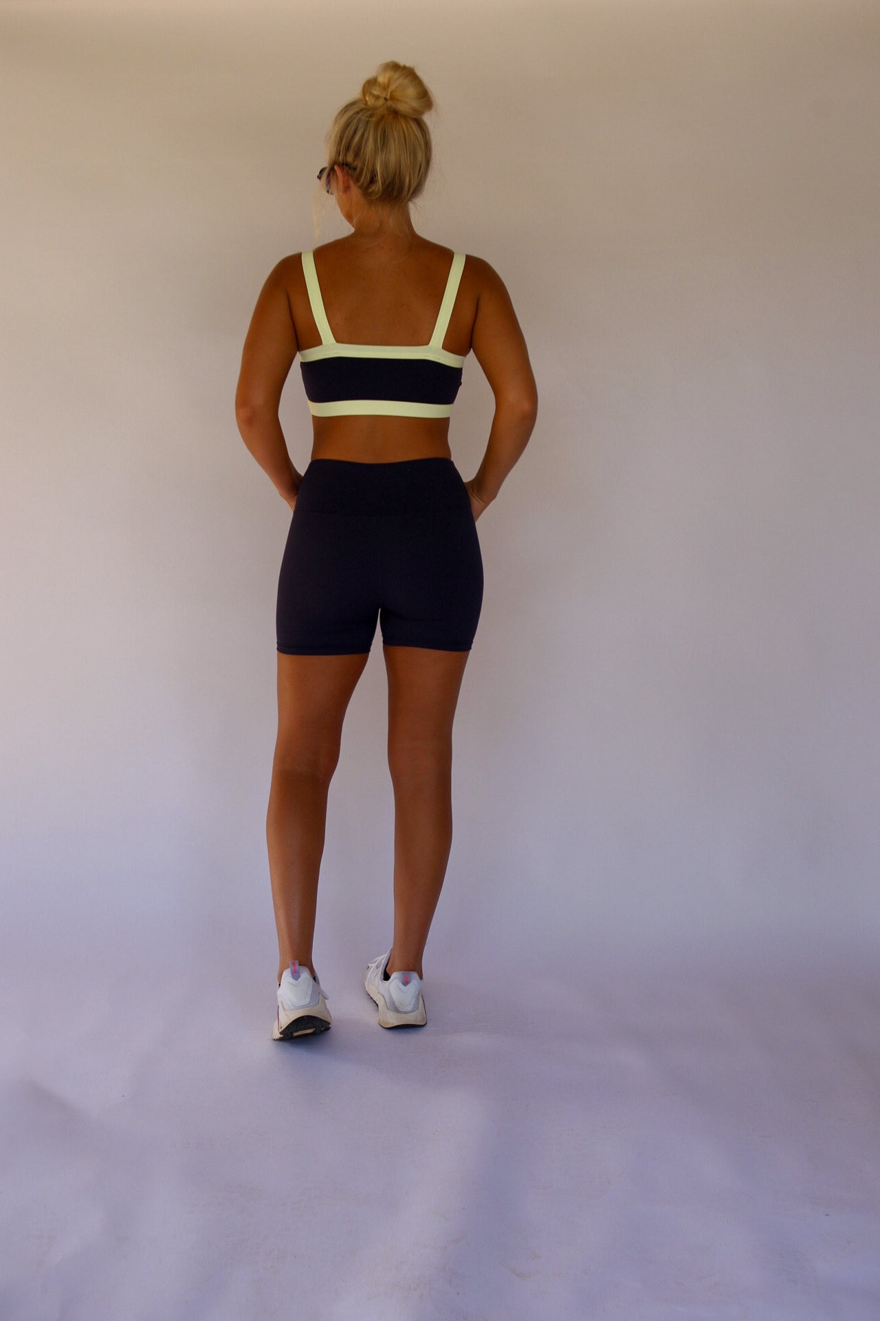 Solid Core Biker Shorts - Navy