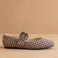 Grove Ballet Gingham Flats