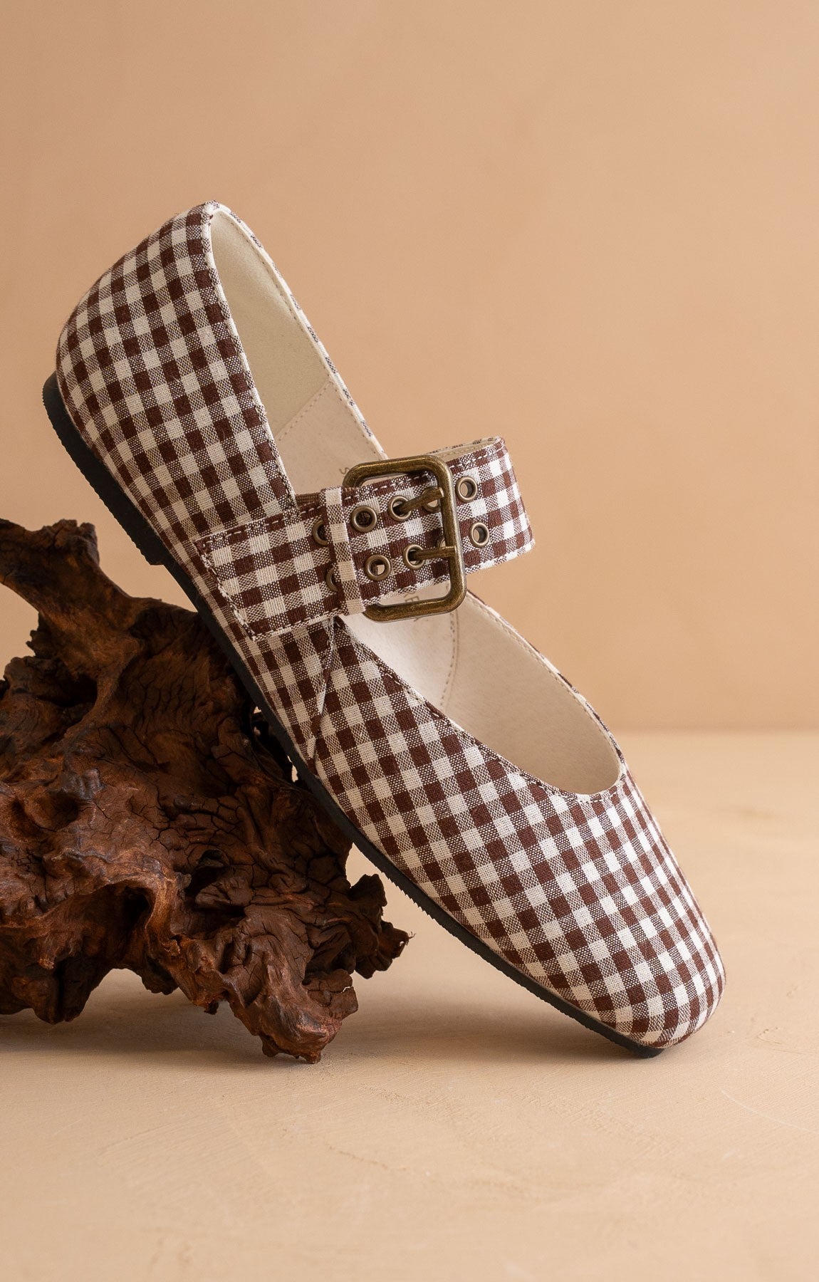 Grove Ballet Gingham Flats