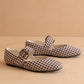 Grove Ballet Gingham Flats